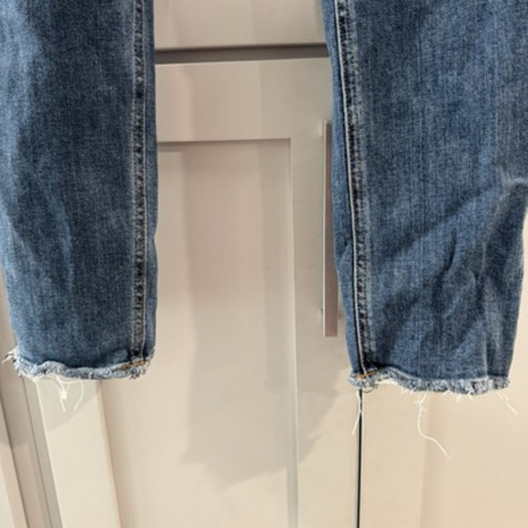 Rag & Bone Womens Cropped Skinny Jeans La Paz Sz 32 Stretch Casual Distressed - Picture 8 of 8